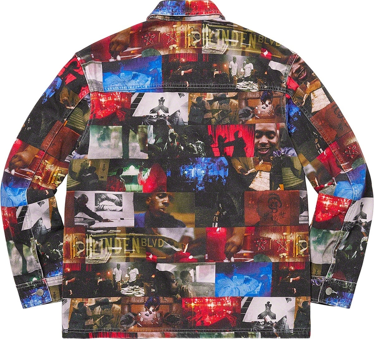 Nas and DMX Collage Denim Chore Coat